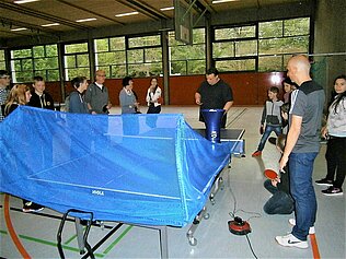 Ballroboter im Einsatz