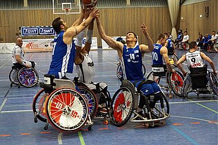 Spielszene Dolphins Trier - Thuringia Bulls 1