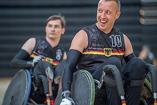 Ein glücklicher Artur Bertram, der eine starke Partie zeigte.