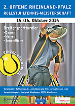Einladungsplakat LM Rollitennis