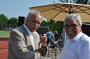 Herr Roger Lewentz, aktueller Innenminister RLP und sein Vorgänger und jetziger Präsident des BSV-RLP, Herr Karl Peter Bruch Herr Roger Lewentz, aktueller Innenminister RLP und sein Vorgänger und jetziger Präsident des BSV-RLP, Herr Karl Peter Bruch