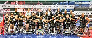 das gesamte Rollstuhlteam 
