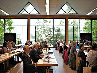 Die Vertreterinnen und Vertreter der Vereine Das Plemum während des Verbandstages