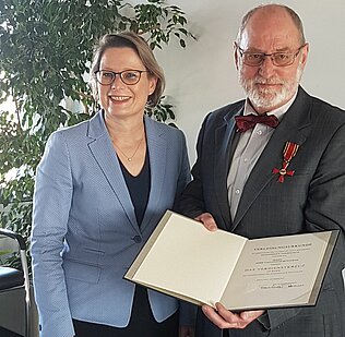 Dr. Tefanie Hubig und Jupp Vallendar