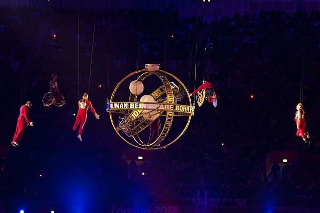 London 2012 Eroeffnung Show 2