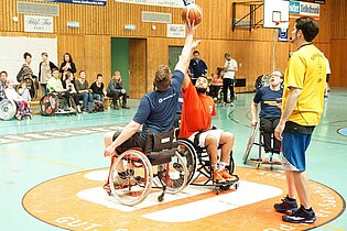 Jeder Hochball war hart umkaempft