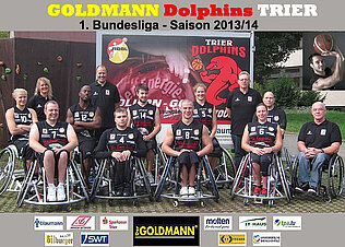 Teamfoto-Homepage-Goldmann-Dolphins-Trier-Saison-2013-14