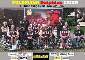 Teamfoto-Homepage-Goldmann-Dolphins-Trier-Saison-2013-14