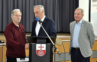 Johann Benedom, Karl Peter Bruch und Friedhelm Julius Beucher