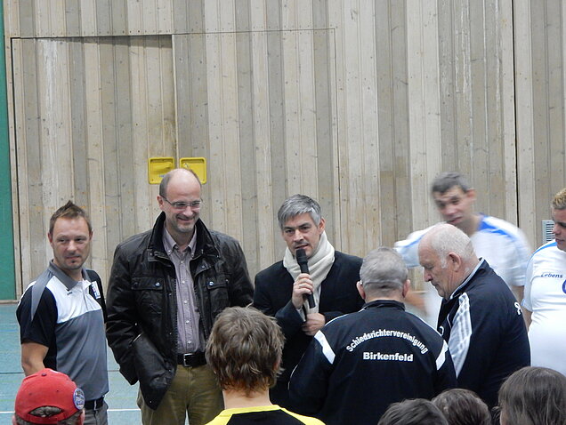 Herr Müller und Herr Desch vom Innenministerium