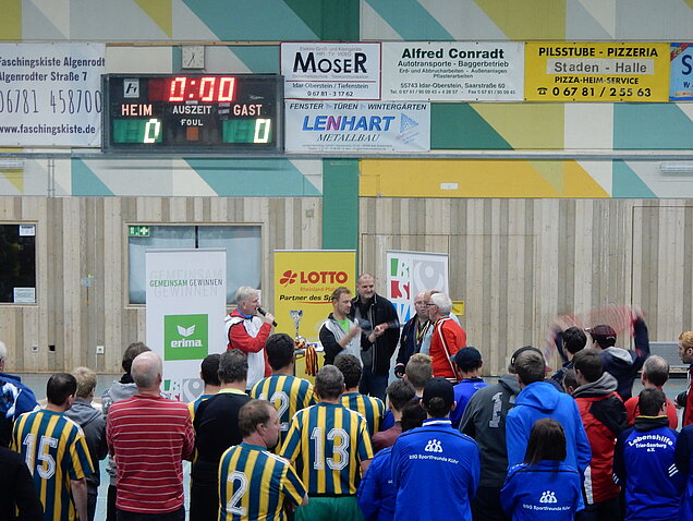 Ehrung der Schiedsrichter Mittwoch