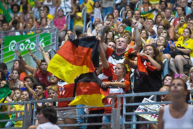 Deutsche Fans in Rio