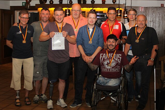 Mannschaft mit verdienter Medaille