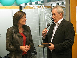 Ministerpräsidentin Malu Dreyer und Hagen Herwig bei der LM