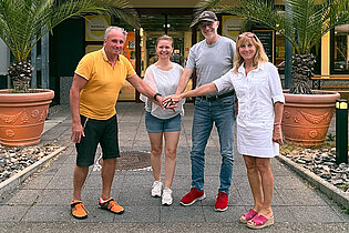 von links: Christoph Sagner, Ramona Stricker, Irma Bärmann und Michael Königs