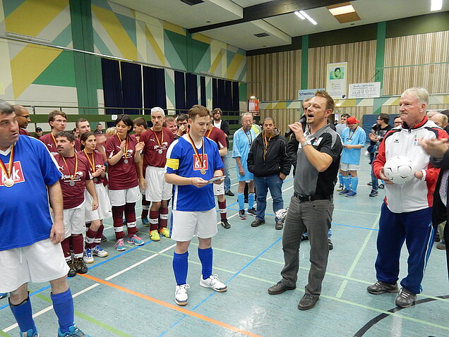 Ehrung des besten Spielers Gruppe B