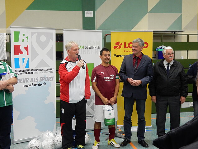 Ehrung des besten Spielers Gruppe A